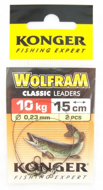 

Przypon wolframowy Konger 15cm 10kg - 2szt