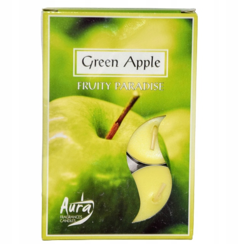 

Podgrzewacze/tea LIGHT6SZT.GREEN Apple/ziel.jabłko