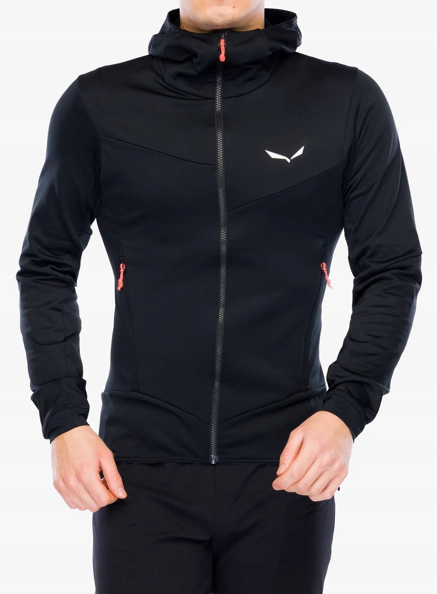 Fleecová bunda Salewa Sella Crevasse Hd Jacket černá barva