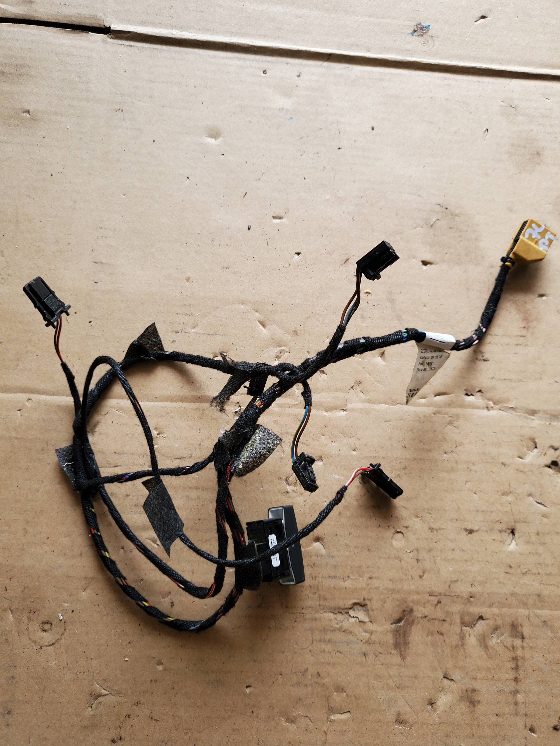 bundle wiring door left rear part VW TOUAREG and 7L OE EU