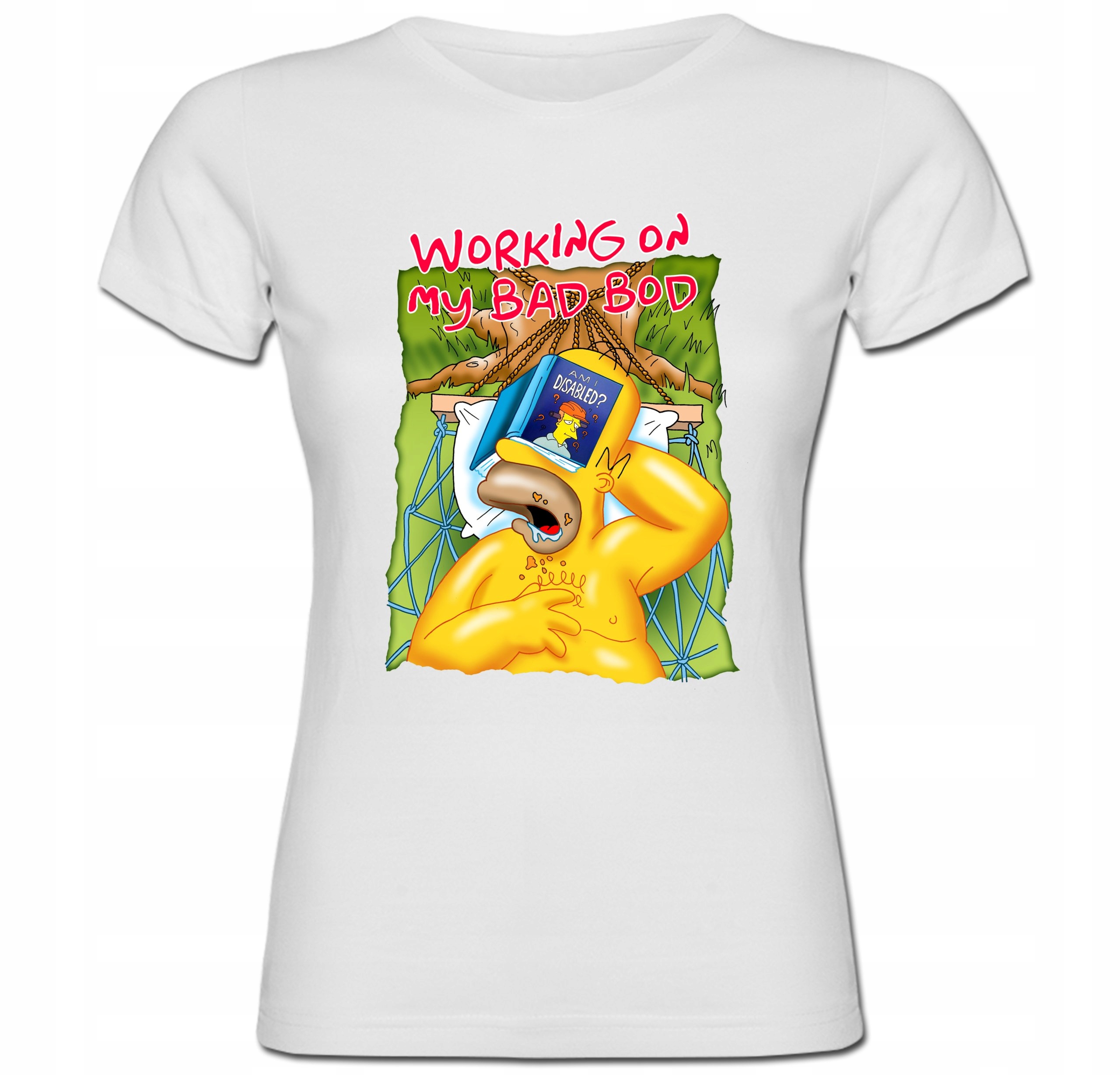 

Tshirt damski Simpson Homer Kreskówka Toon S