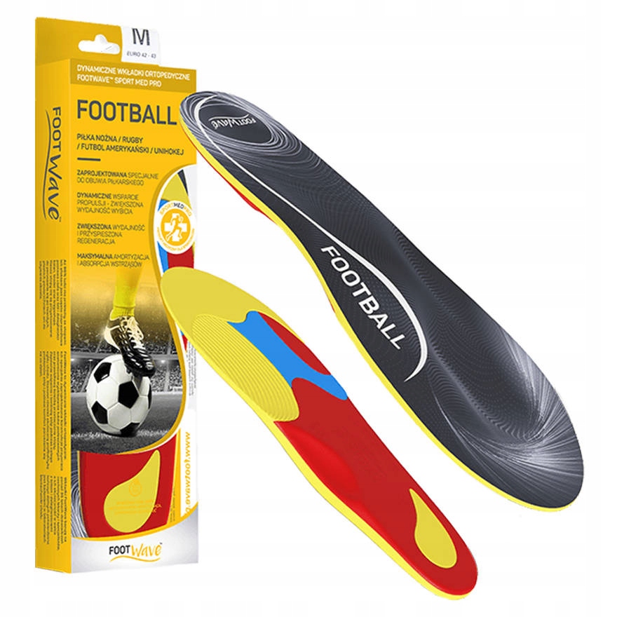 Ortopedické vložky FootWave ragbyový fotbal