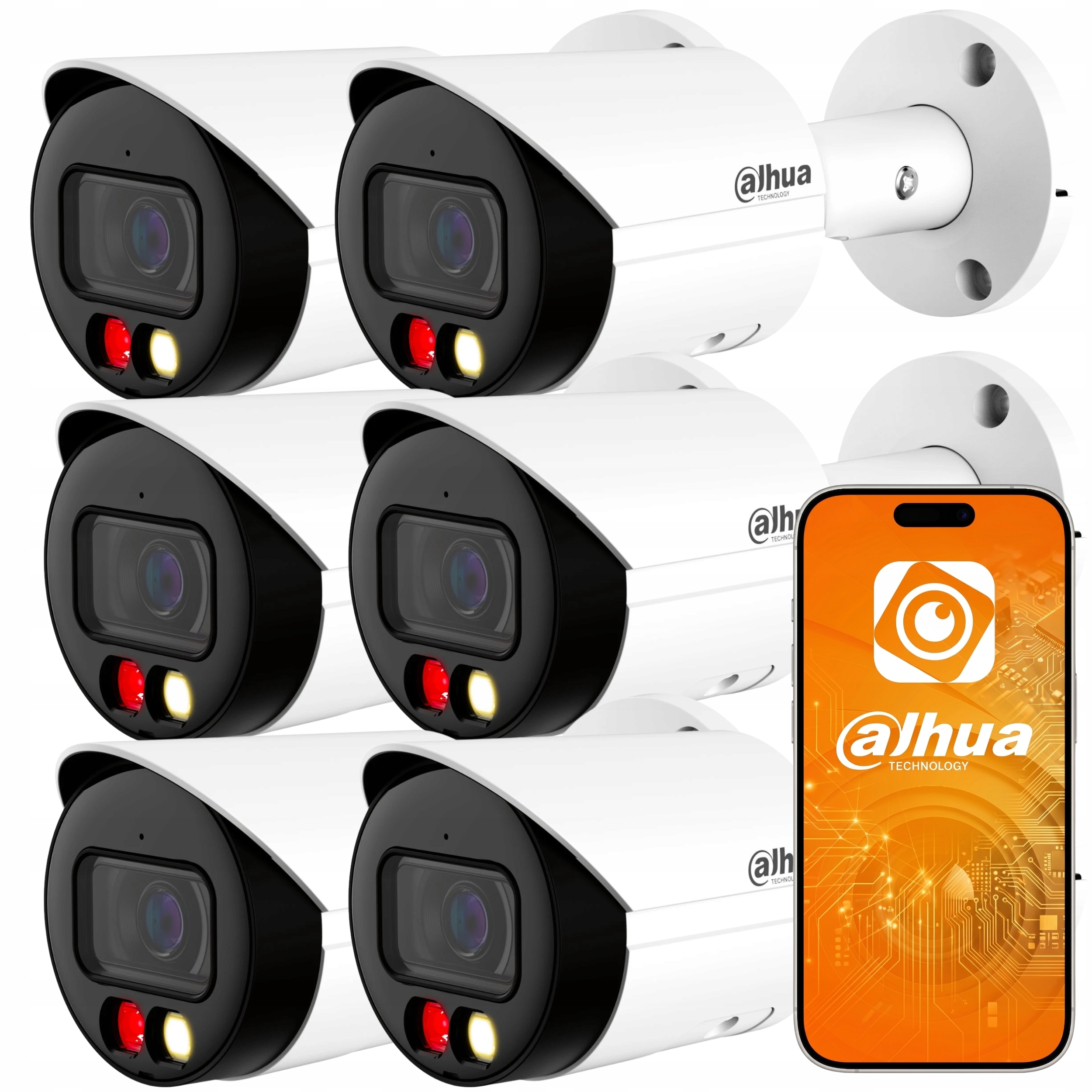 Kamera 6x IPC-HFW2849S-S-IL-0280B 8MPX Detekcja IR30M Roi Blc IP67 Dahua