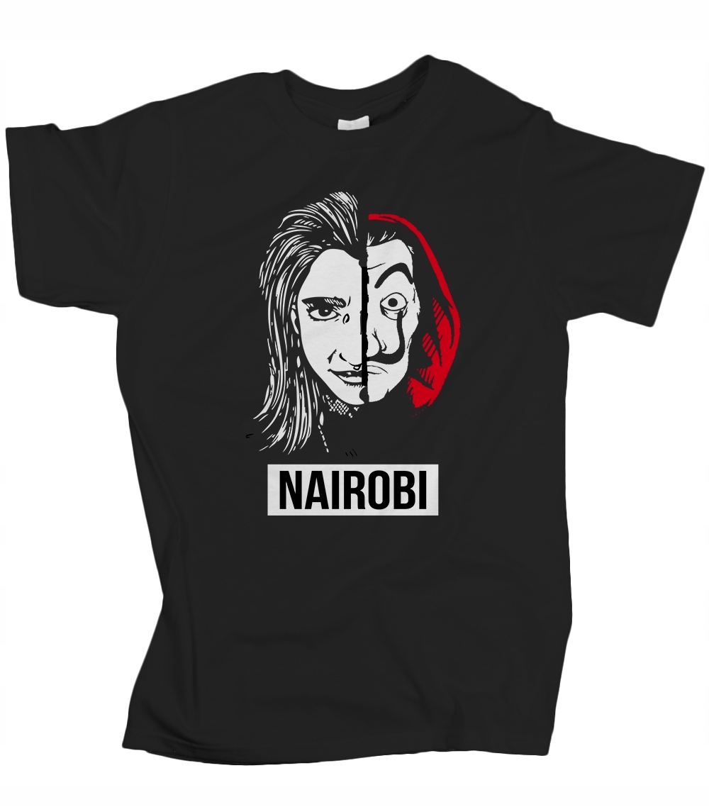 

Koszulka męska Dom z papieru bella ciao Nairobi