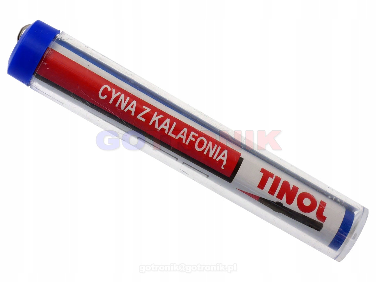 

Spoiwo -- Cyna z kalafonią LC60 Ø1,00mm fiolka 15g