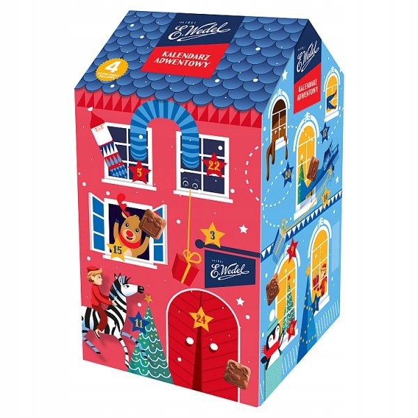 KALENDARZ ADWENTOWY HARIBO MIKOŁAJ 2023 ŚWIĘTA XXL ŻELKI MISIE PREZENT