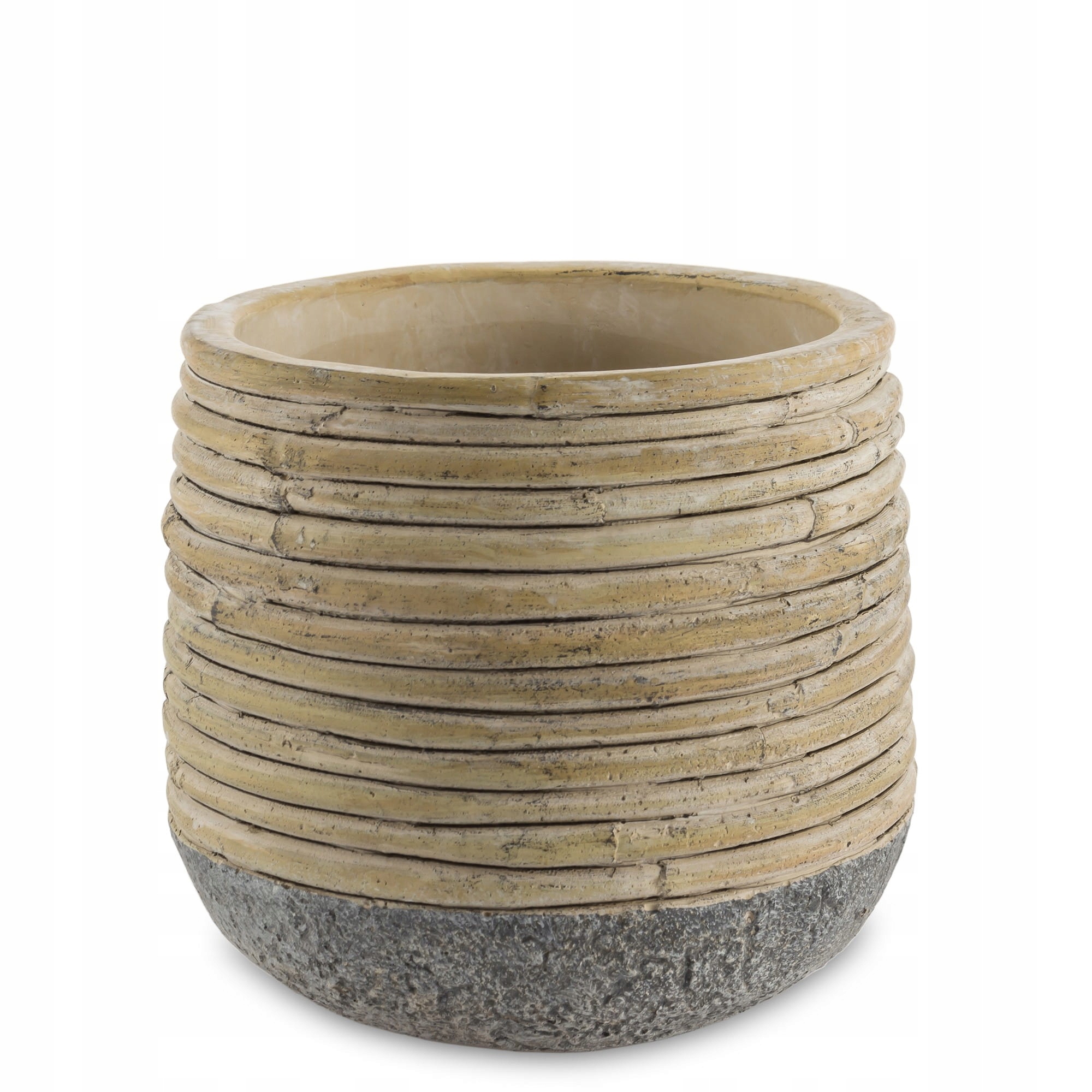 OSŁONKA BETONOWA NA DONICZKI BRĄZOWA 14 CM