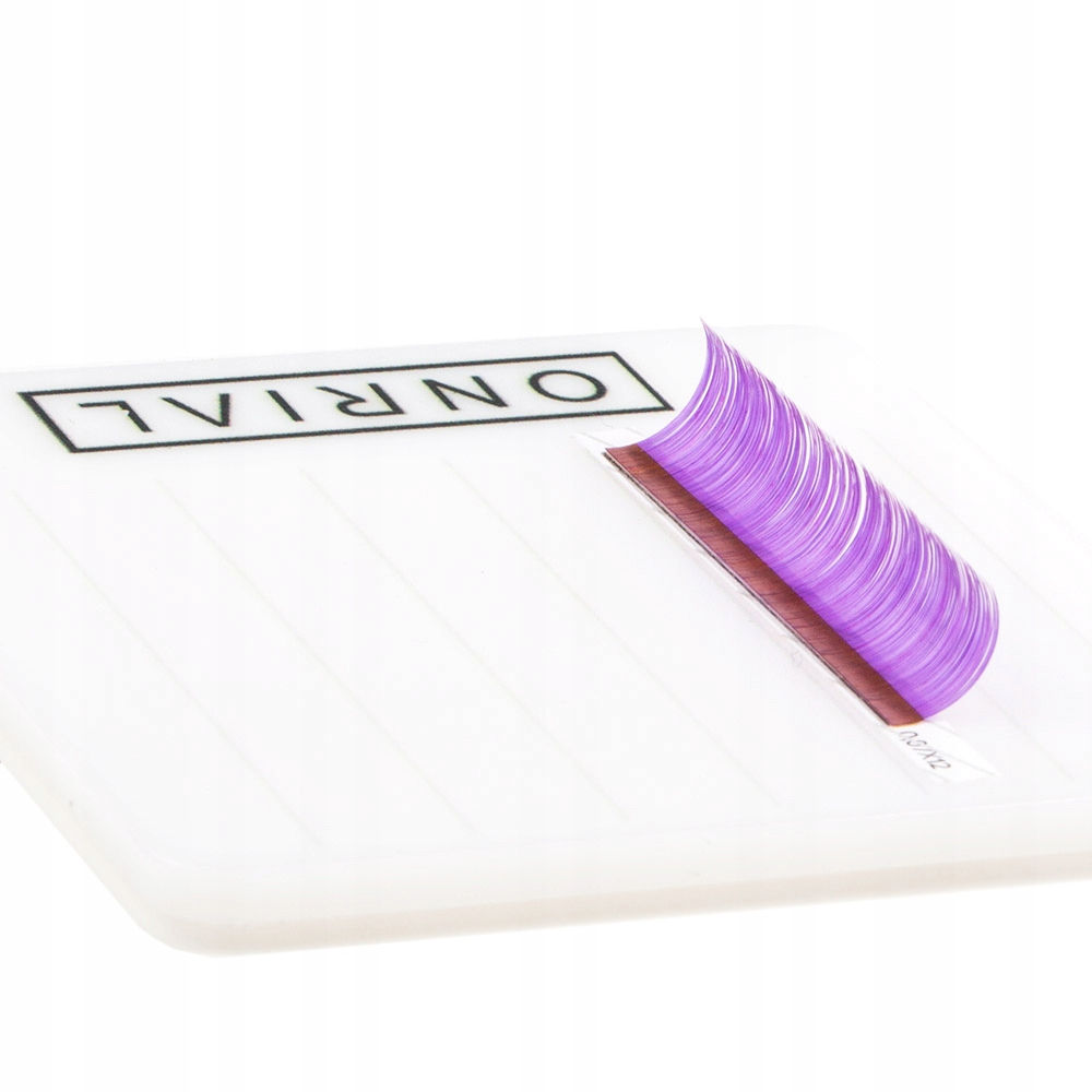 Umělé Řasy Pro Prodlužování Onrial Violet NEON/21 Pásek/с 0,07 MIX 6-13