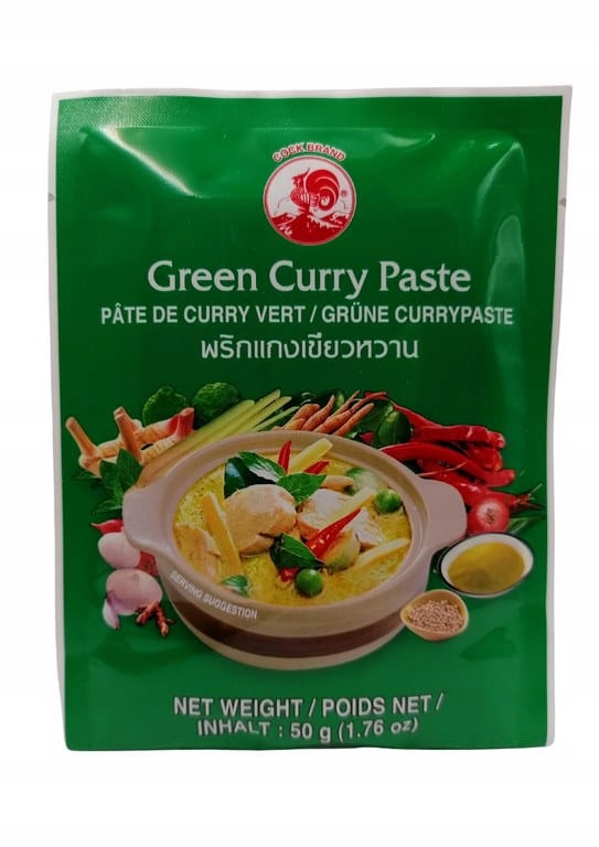 

Tajska zielona pasta curry Cock 50g