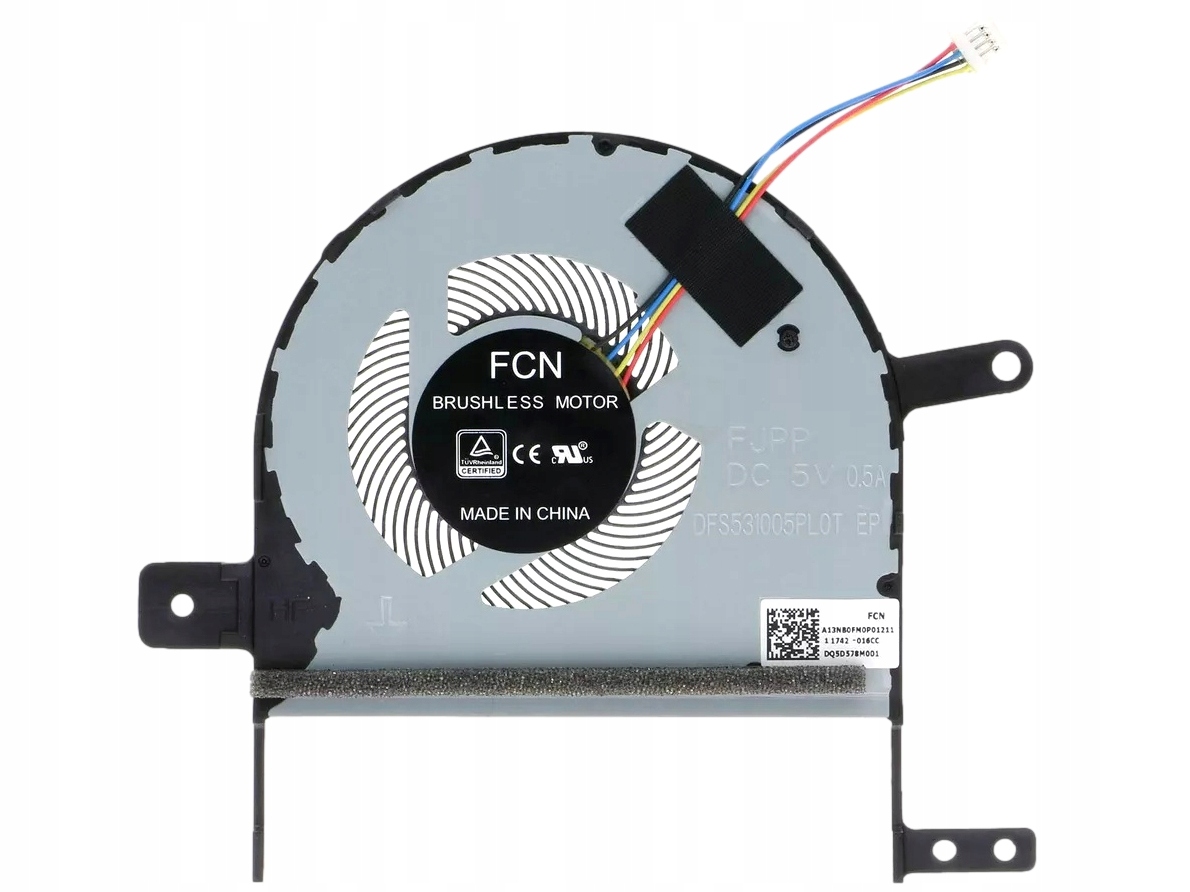 Ventilátor Asus S510U A510U F510U X510U R520U X510UR S510UA X510UQ Originál