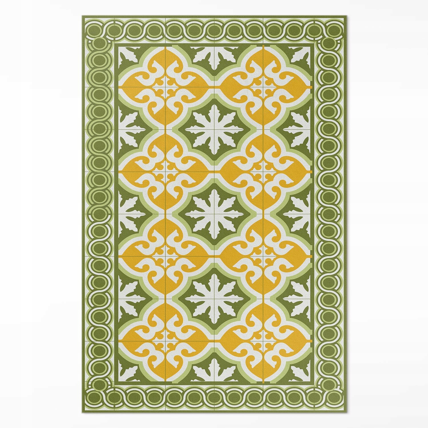 Vnútorný dekoratívny koberec Klasické dlaždice s jasnou mozaikou 120 x 180 cm