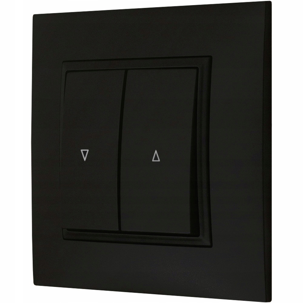 

Włącznik Roletowy Przycisk Zwierny Czarny Aria