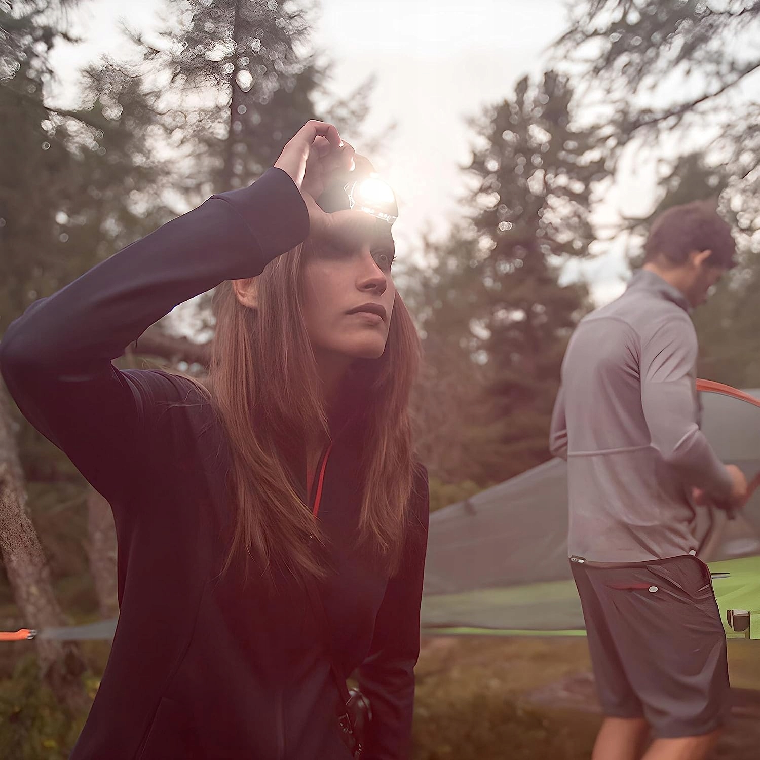 MOCNA LATARKA CZOŁOWA CZOŁÓWKA LED REFLEKTOR AKU Rodzaj czołowa