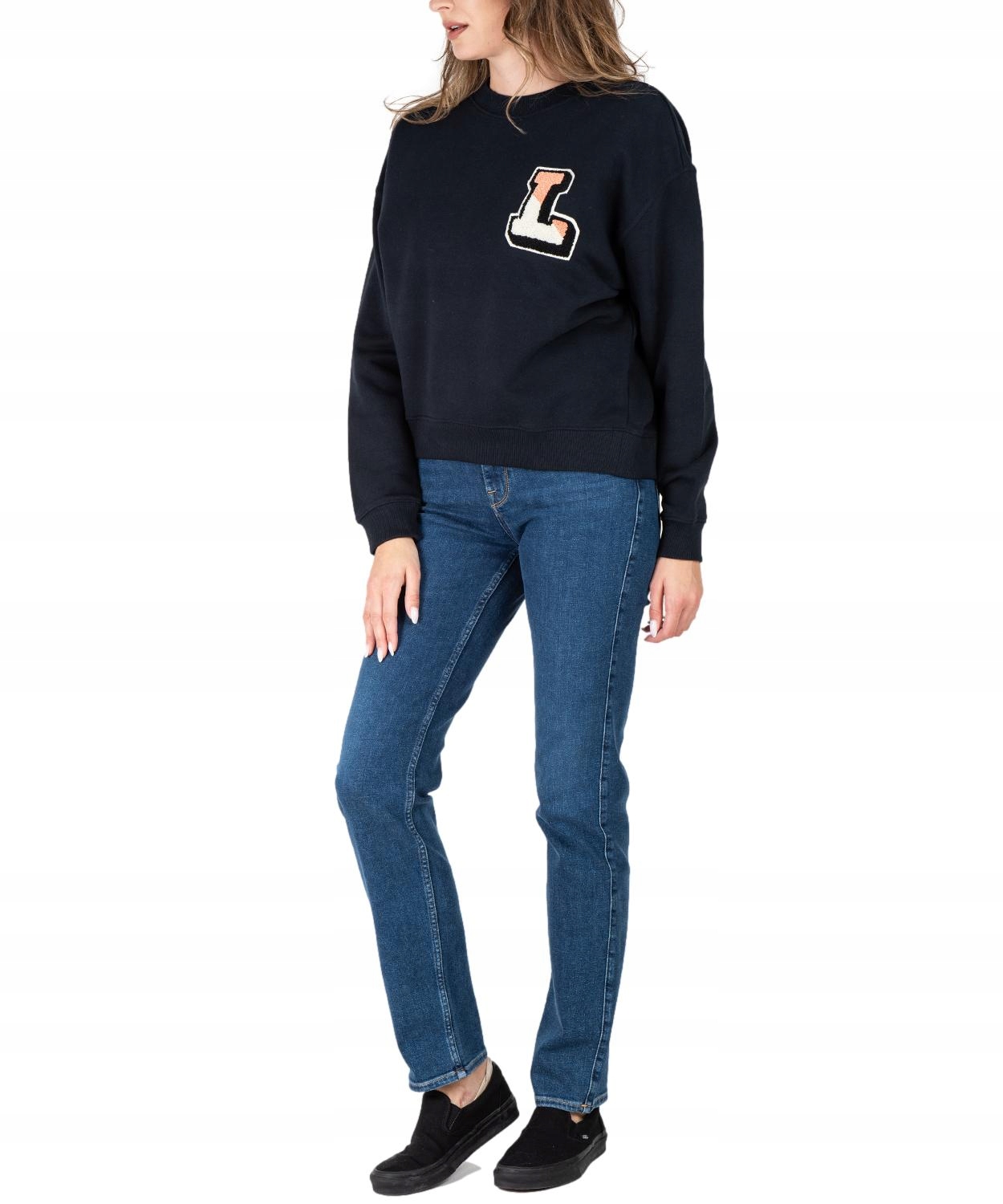 Bluza Lee CREW SWS L53LRY86 Unionall Black с Маркой Ли