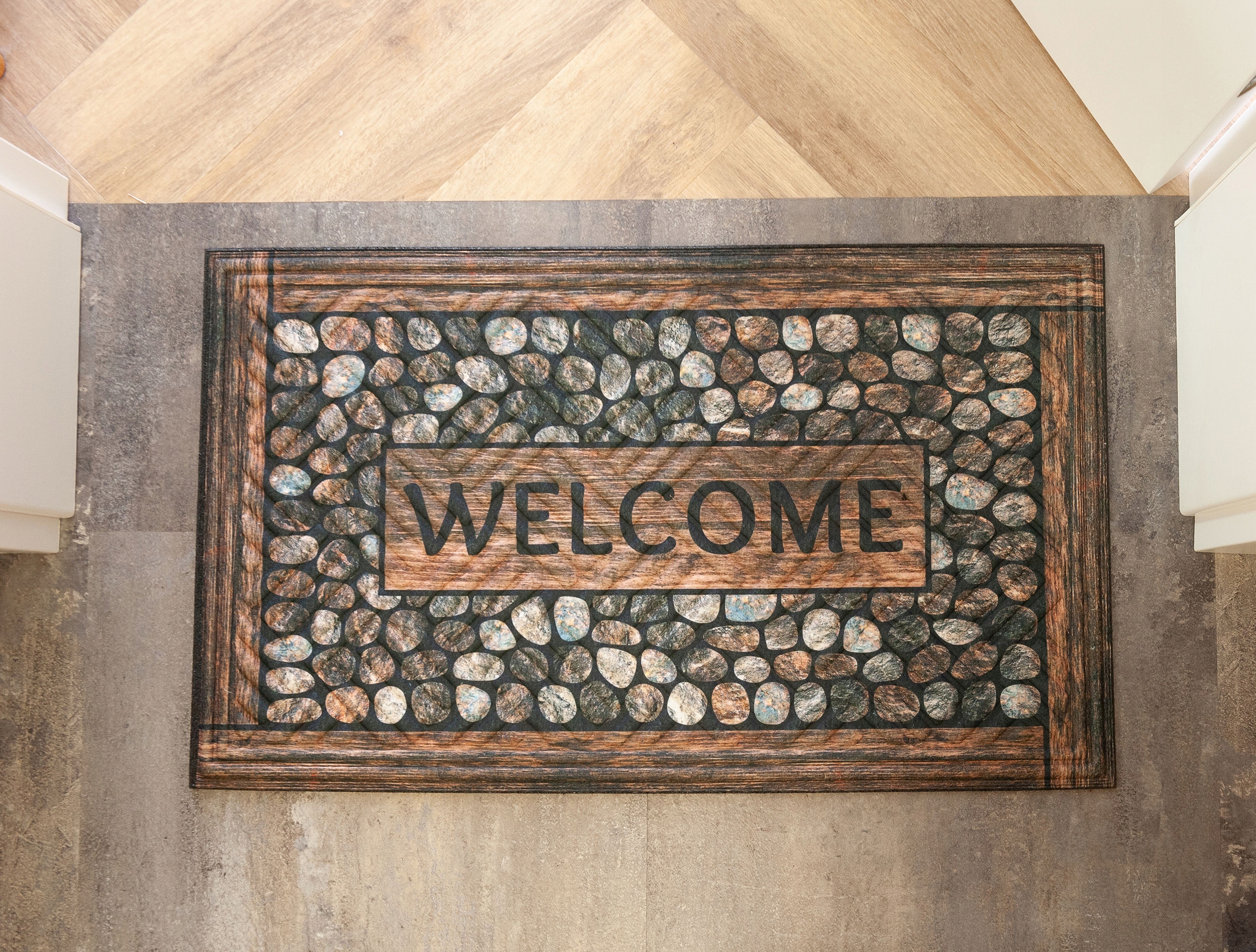 Wycieraczka DO BUTÓW WEJŚCIOWA WELCOME 75x45 CM Szerokość produktu 45 cm