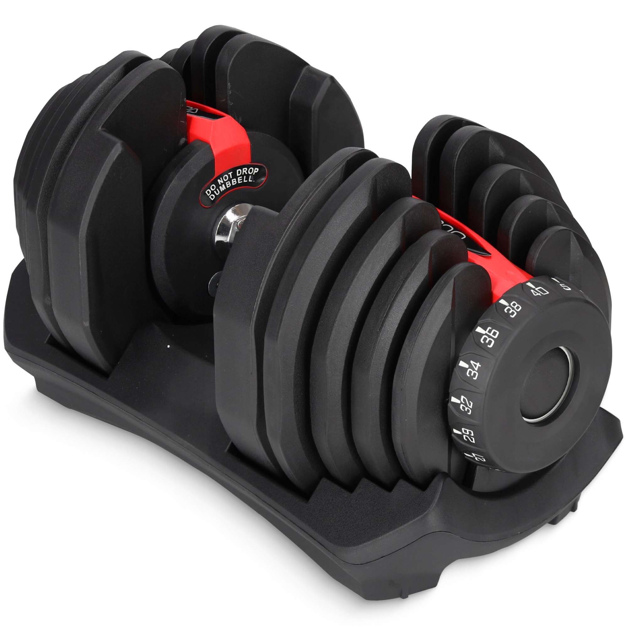 Hantel Regulowany Ciężar Hantla Nowoczesny Szybki System Regulacji 5-40KG