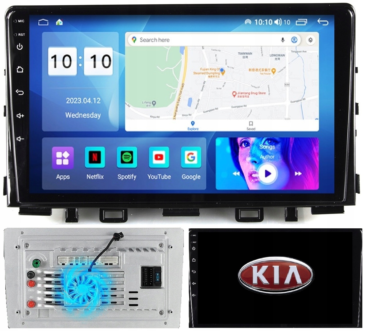 Radio Nawigacja Android Gps Kia Rio IV 2018+ +kamera+wentylator 8/128GB