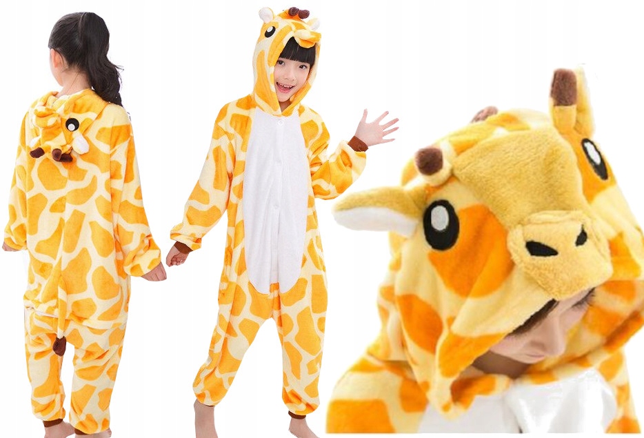 

Żyrafa Piżama Kombinezon Kigu Onesie 140 CH4J