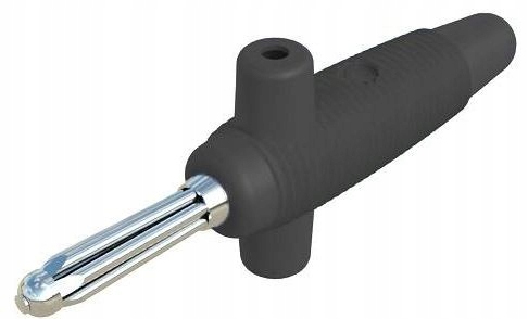 

Wtyk izolowany 4 mm z otworem 4 mm, lutowany 30A