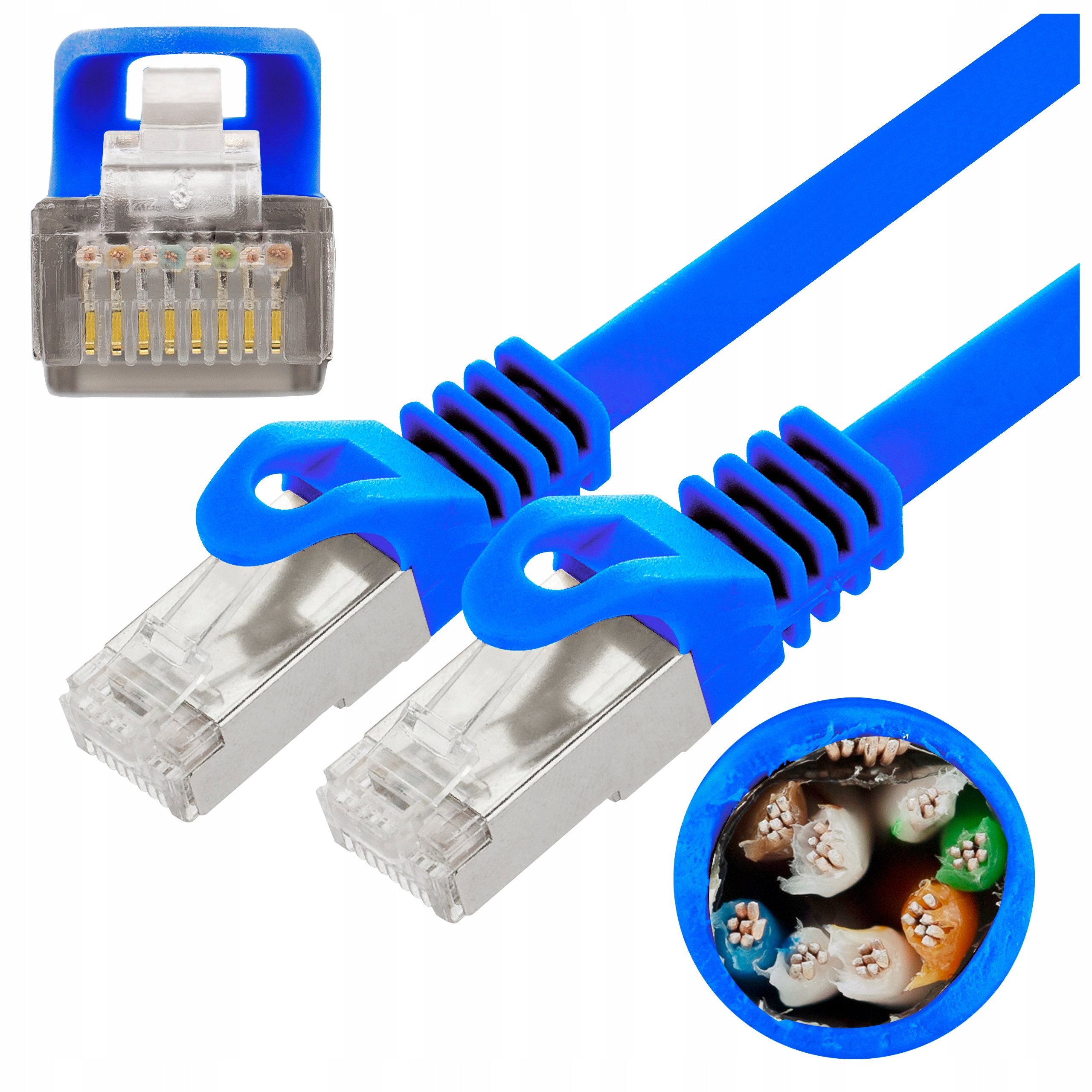 

Neku Kabel Patchcord Ftp kat.5E Lan niebieski 5m