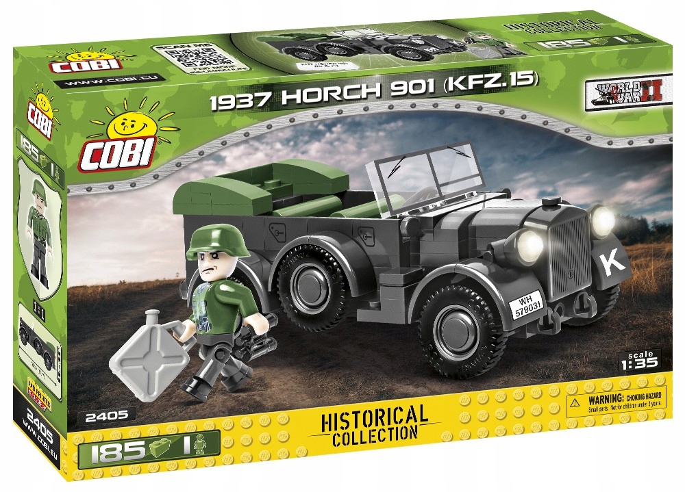 

Cobi Klocki 2405 Samochód Terenowy Horch 1937 901
