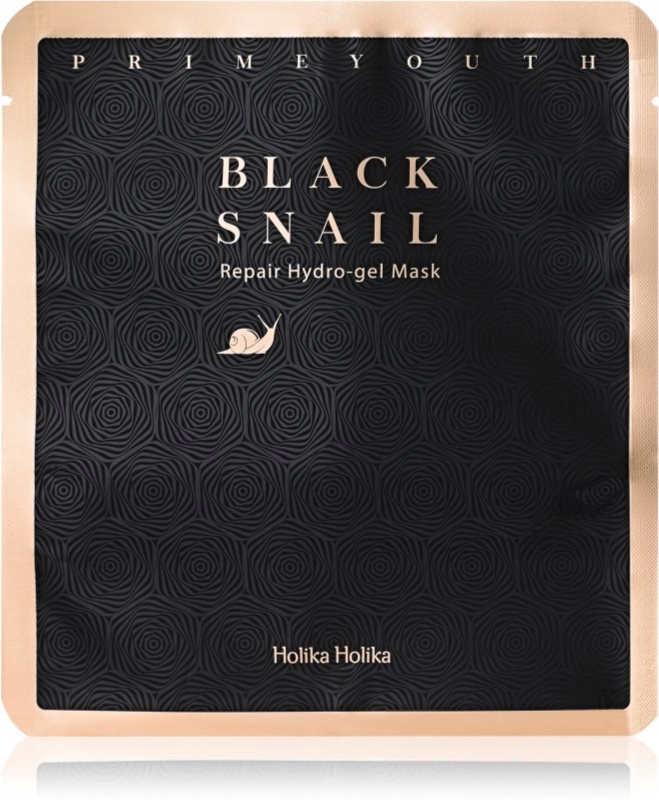 Holika Holika Prime Youth Black Snail hydrogélová maska s intenzívnym oddelením