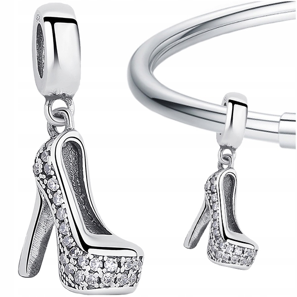 

Charms Szpilka zawieszka srebro pr 925 koralik