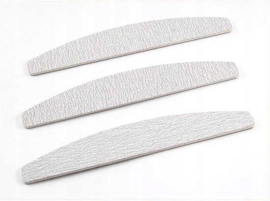 PILNIK do paznokci szary ŁÓDKA zebra 100/180 półksiężyc 10 szt. Marka Profico