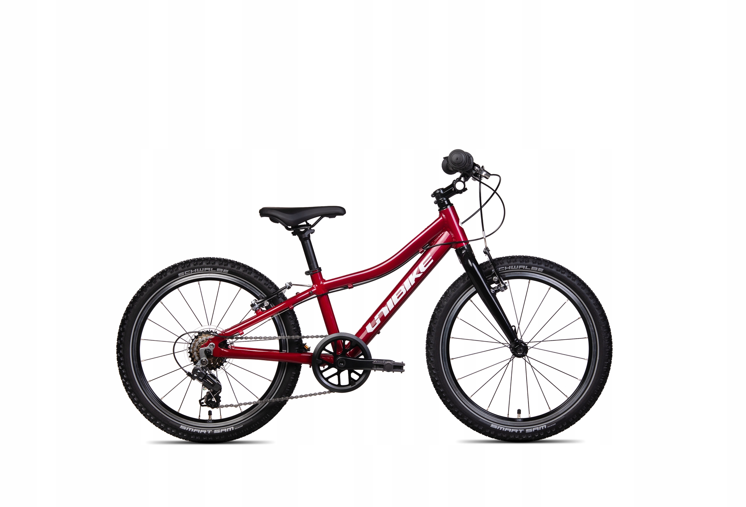 Rower Unibike Twist rama 10 cali koło 20" czerwony2025r Lekki