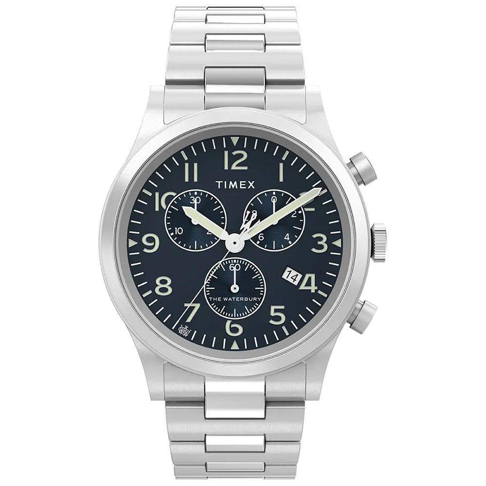 Pánské Hodinky Timex TW2W48200 stříbrný náramek