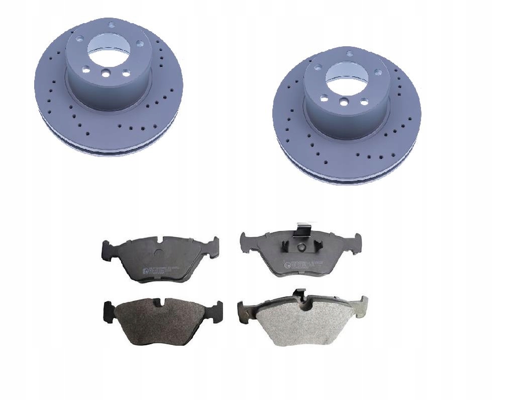 Kotouče Brzdové Bmw 5 E39 Přední Sada 296 MM