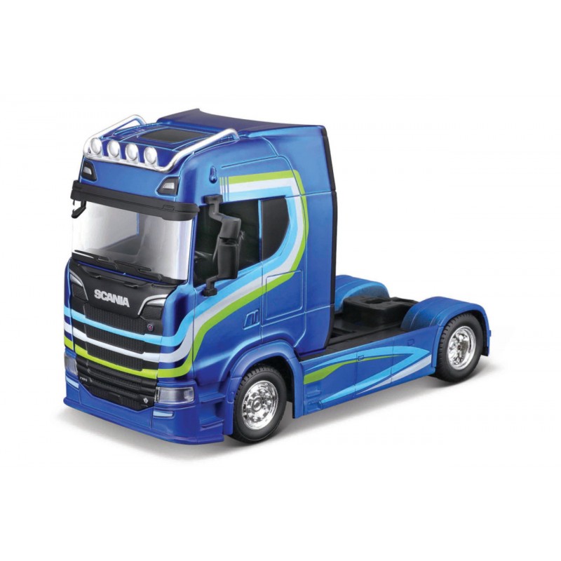 Auto metal., 1:43,STR Fire Hauslers SCANIA,nebe