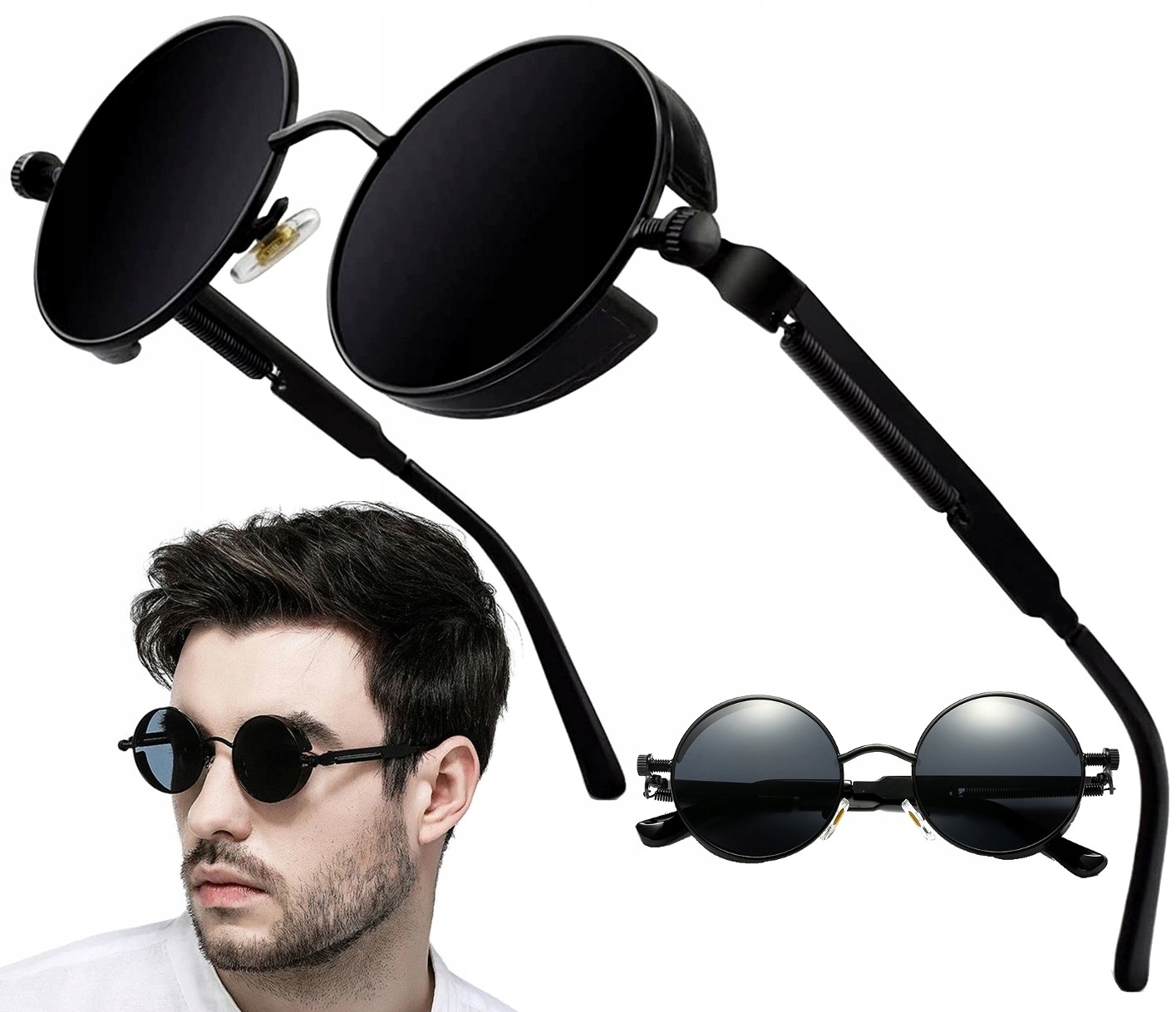 

Okulary przeciwsłoneczne lenonki okrągłe Harry