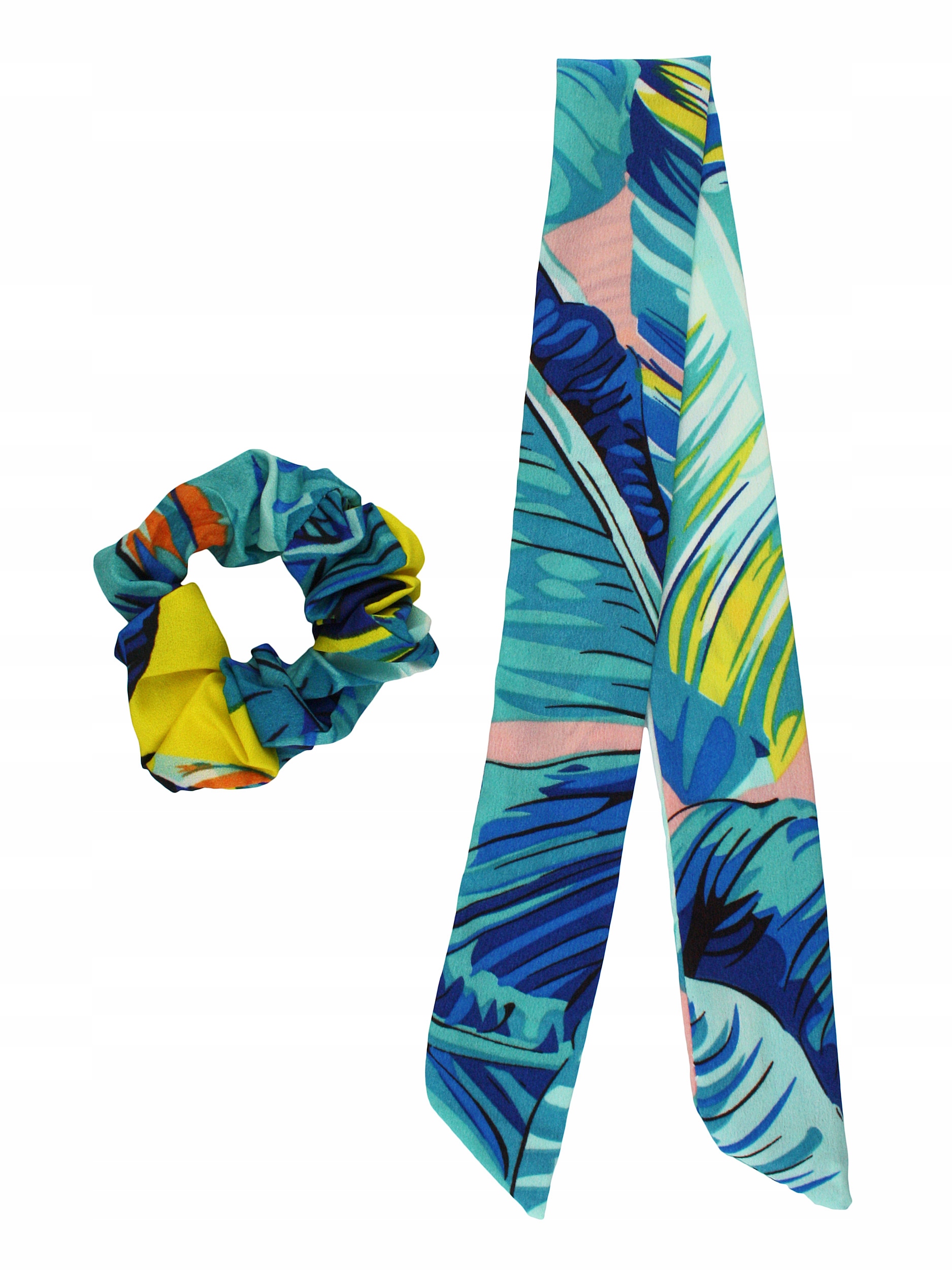 GUMKA DO WŁOSÓW Z KOKARDĄ SCRUNCHIE OWIJKA Marka Tissino