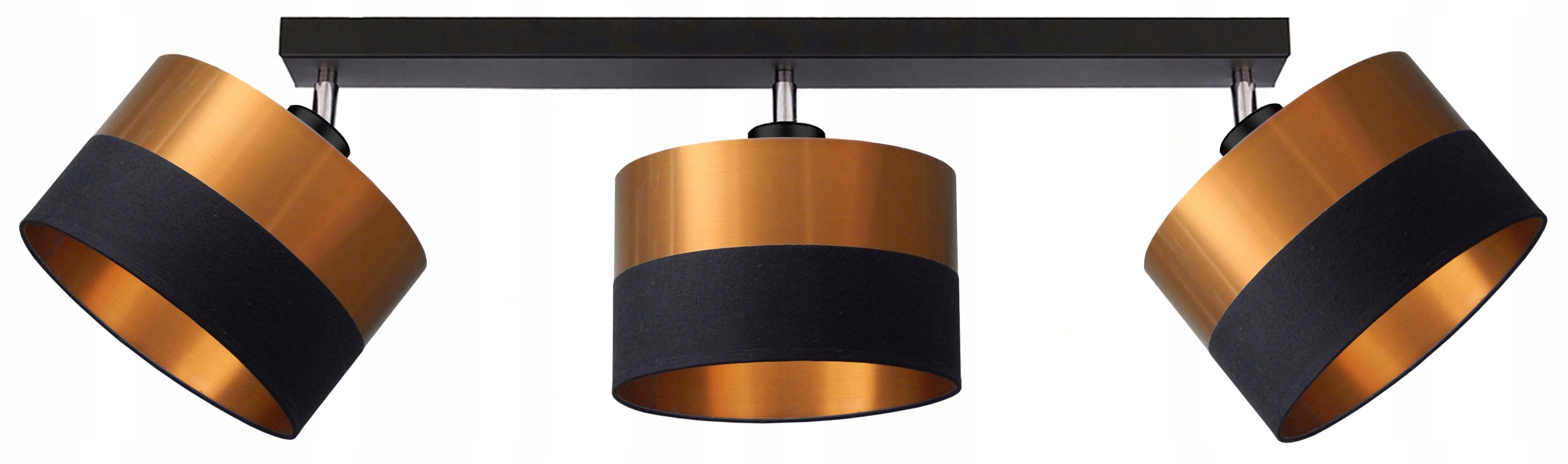 LAMPA PLAFON SUFITOWY PB-3C/M LED, LOFT E27 ABAŻUR