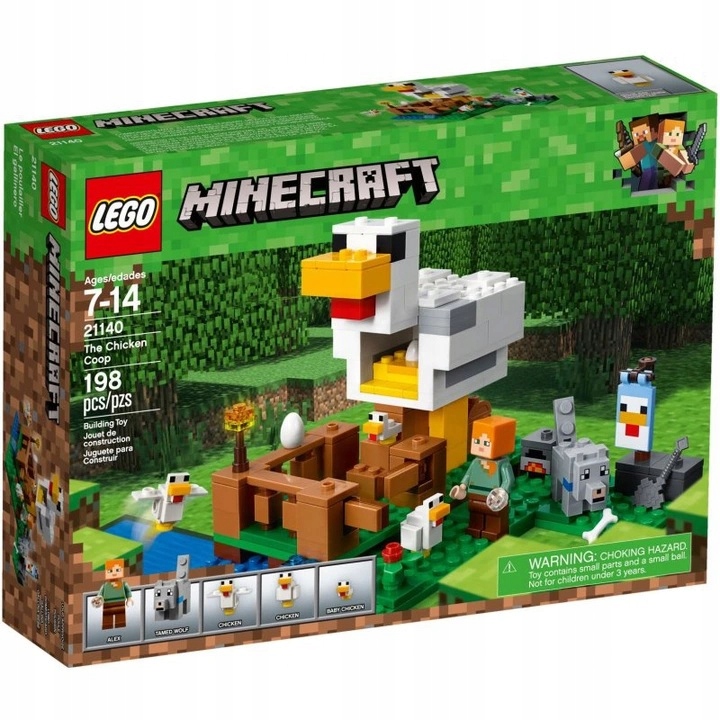 

Lego Minecraft 21140 Kurnik Klocki