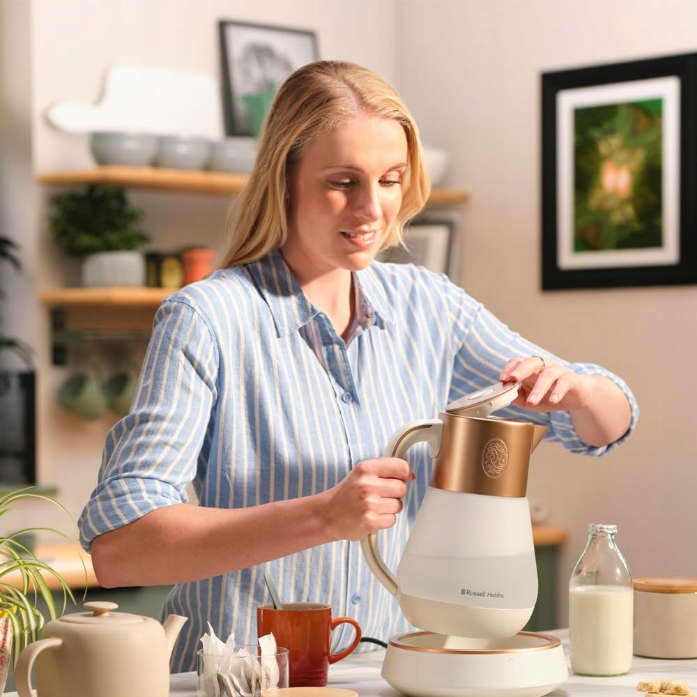RUSSELL HOBBS Szklany Czajnik 1.7L LED Wyświetlacz 2400W — miniatura 5