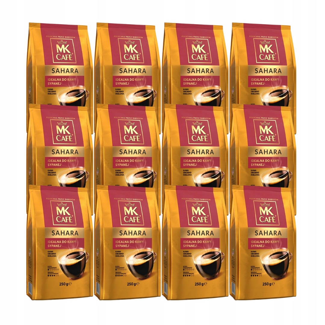 Kawa Mielona Mk Cafe Sahara 12X250G Aromatyczna