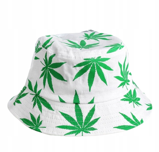 

A11 Kapelusz rybacki Bucket Hat - liście Marihuany
