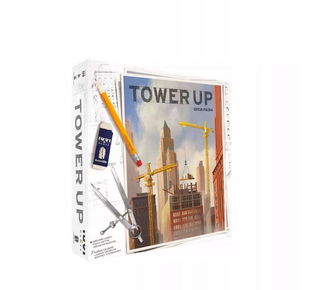 Gra Planszowa Tower Up Iuvi Games Rodzinna Strategiczna Budowanie Wież