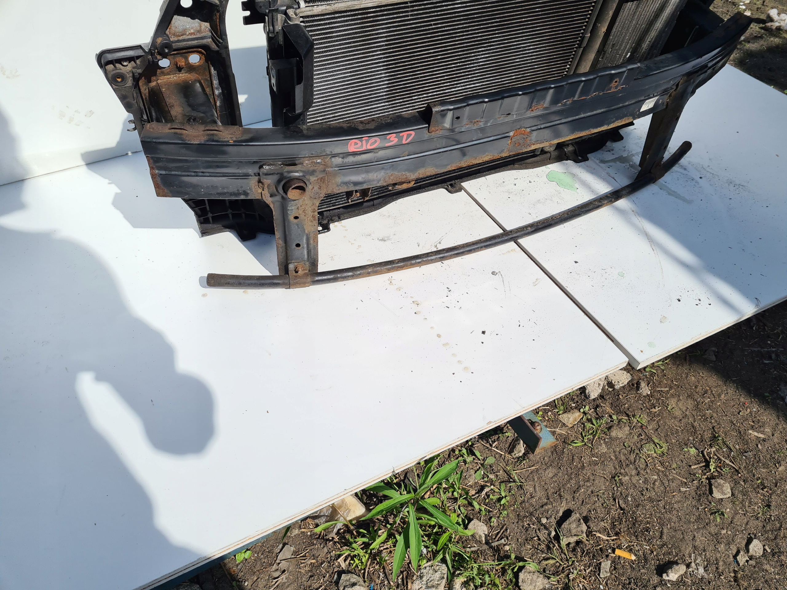 KIA RIO III tension belt radiator sider front 1,1CRDI
