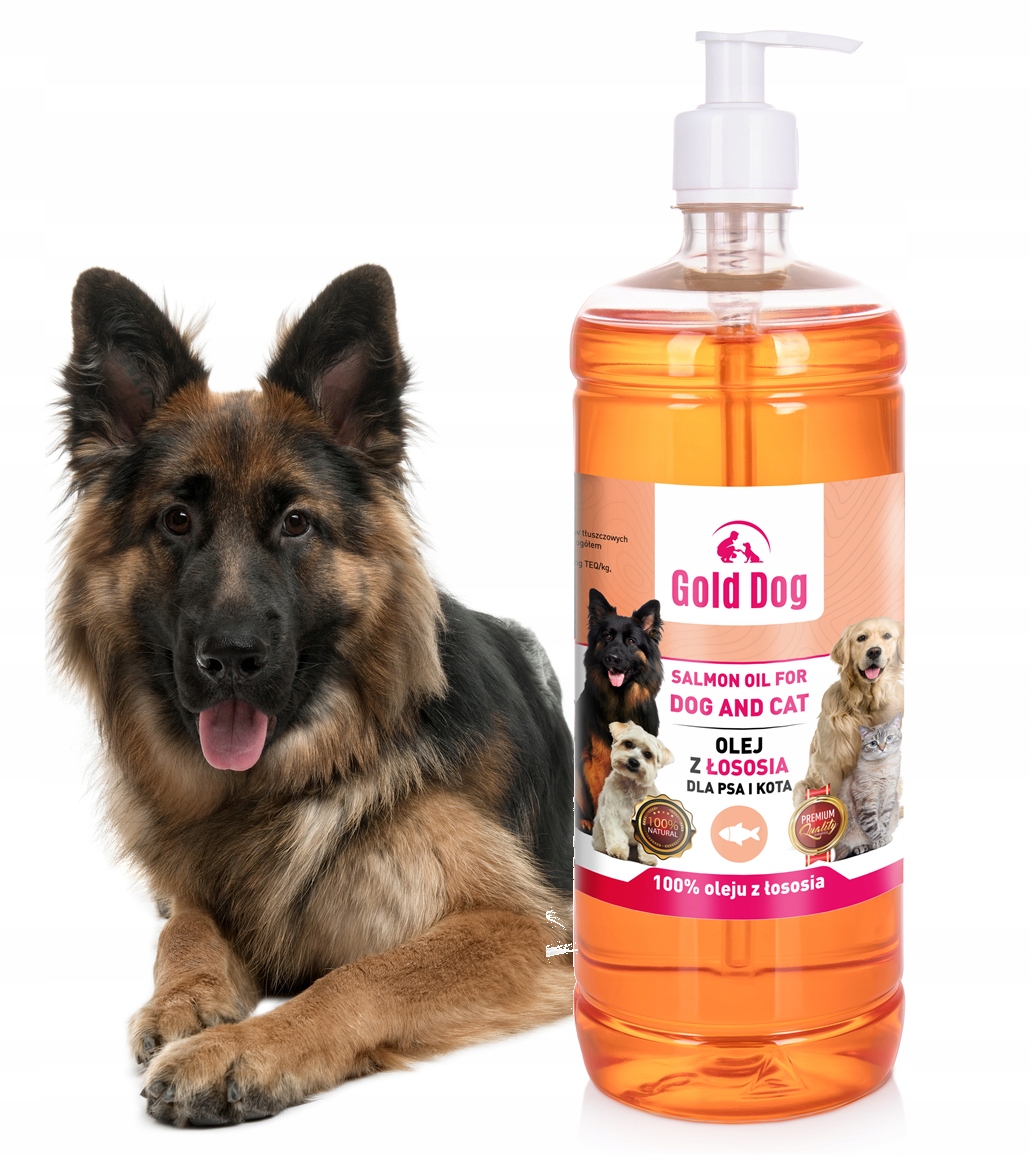Levně Lososový olej pro psa 2 l Gold dog 100% losos