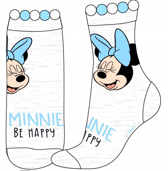 

Skarpetki Myszka Minnie Disney 27/30 Szare