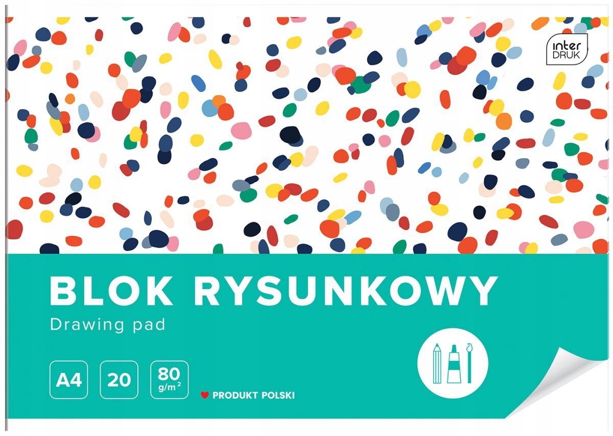 

Blok Rysunkowy Białe Kartki A4 MIX Interdruk