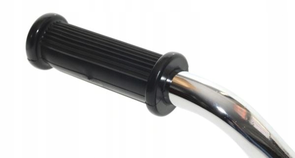 Podnozek kierowcy Simson S51 gumy org chrom Part number 11013