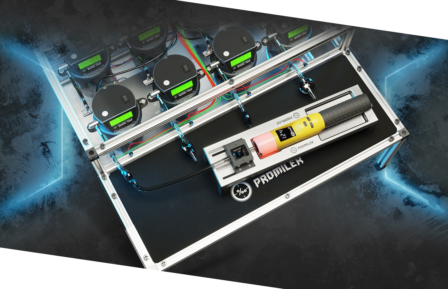PROMILER iBlow PROFESJONALNY ALKOMAT PRZESIEWOWY + ETUI + KALIBRACJE +KUBEK Model iBlow10