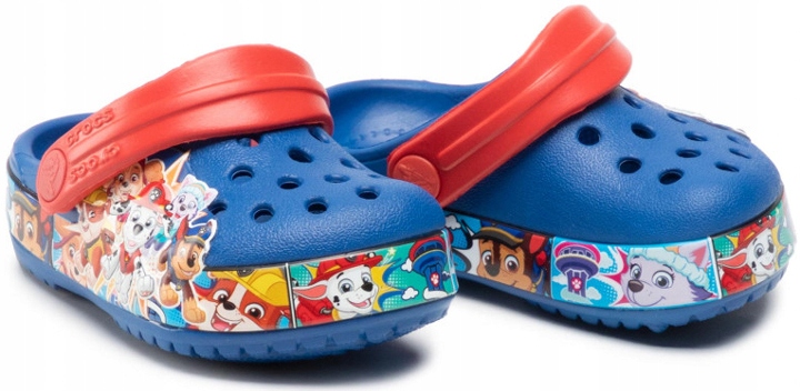 SANDAŁY DZIECIĘCE CROCS KLAPKI PSI PATROL R. 20-21 Materiał inny materiał
