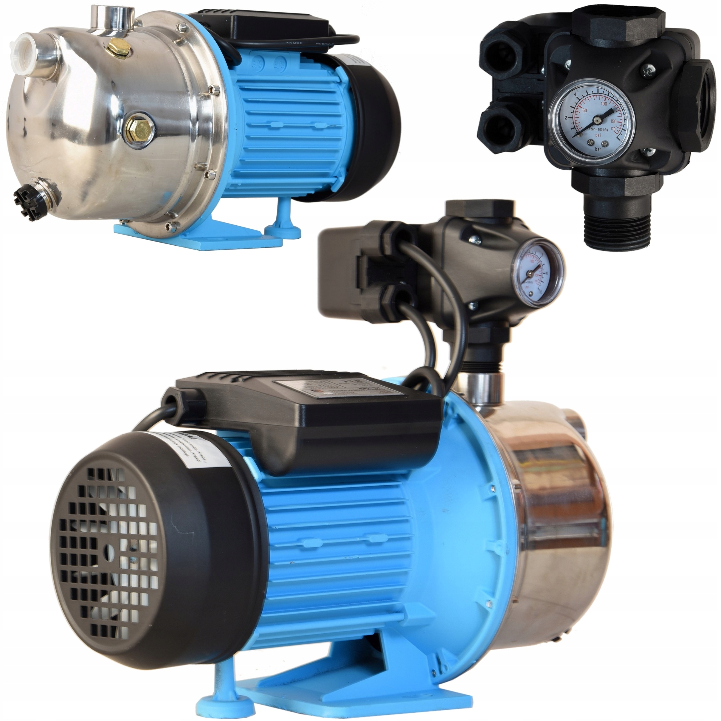 Povrchová Hydroforová Pumpa 3600 L/h 1100 W S Moderným Príslušenstvom