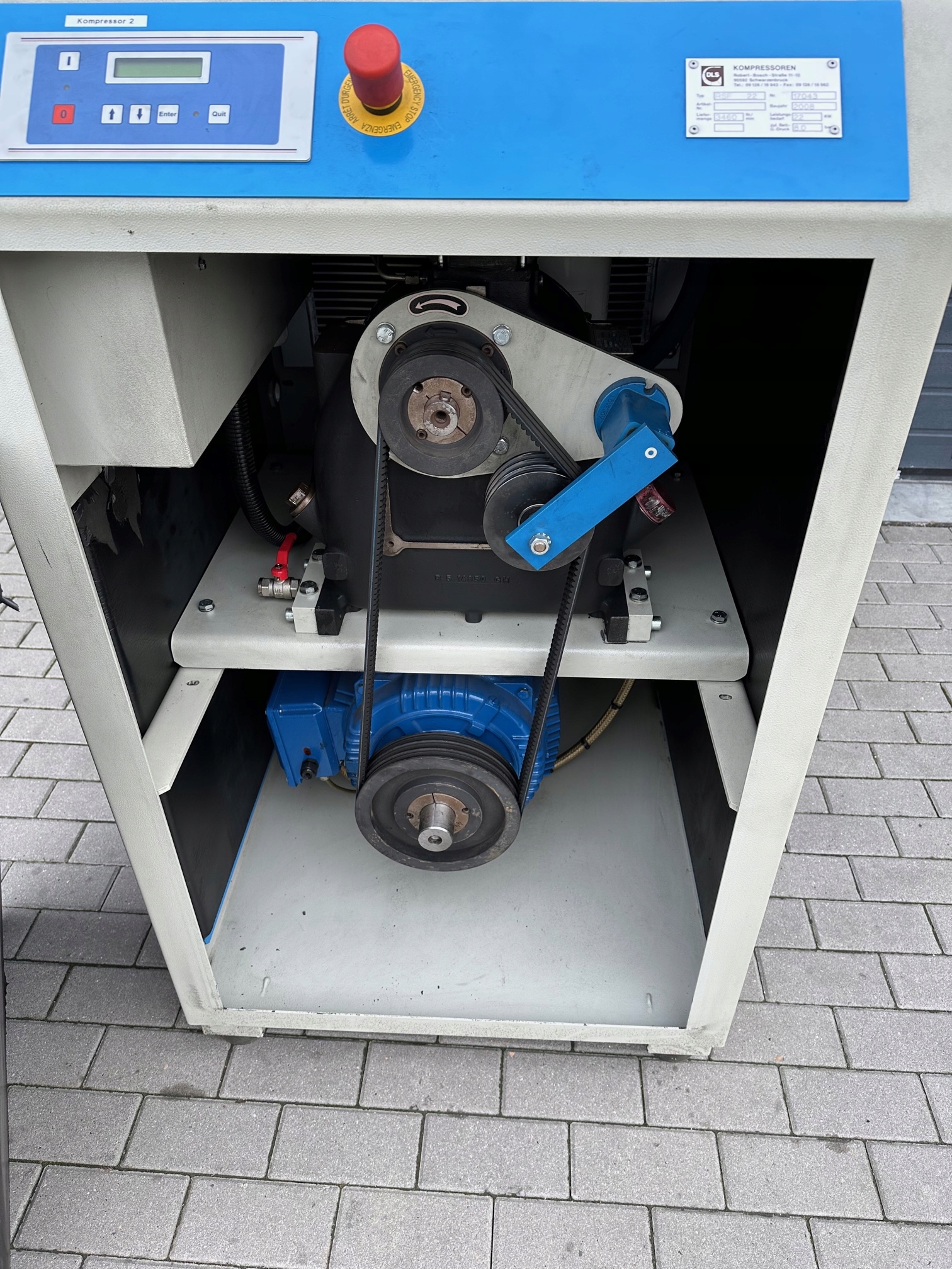 KOMPRESOR ŚRUBOWY RENNER 22KW 3.46m3/min FALOWNIK Typ kompresor olejowy