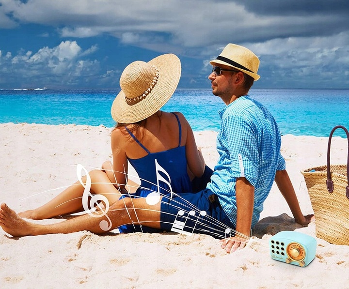 Feegar RETRO Radio FM kuchenne Bluetooth Vintage Szerokość produktu 11.2 cm